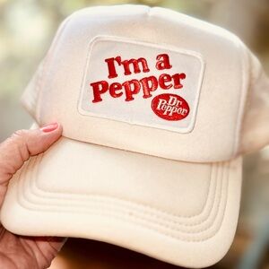 Trucker cap, snap back - for Dr. Pepper Lovers